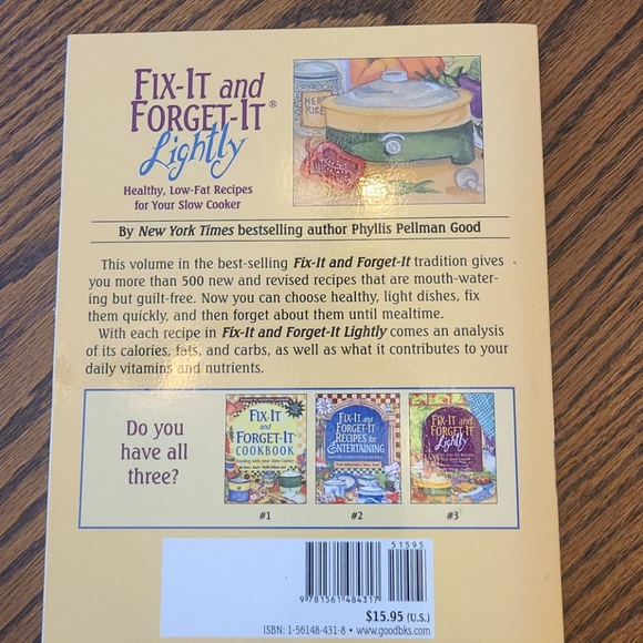 Fix-It and Forget-It Lightly Coikbook - Picture 2 of 2